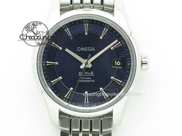 0501 Planet Ocean Master Chronometer 600M 45.5mm SS SCF 1:1 Best Edition Blue Bezel Blue Dial on SS Bracelet A9900 Super Clone Lightweight 7676